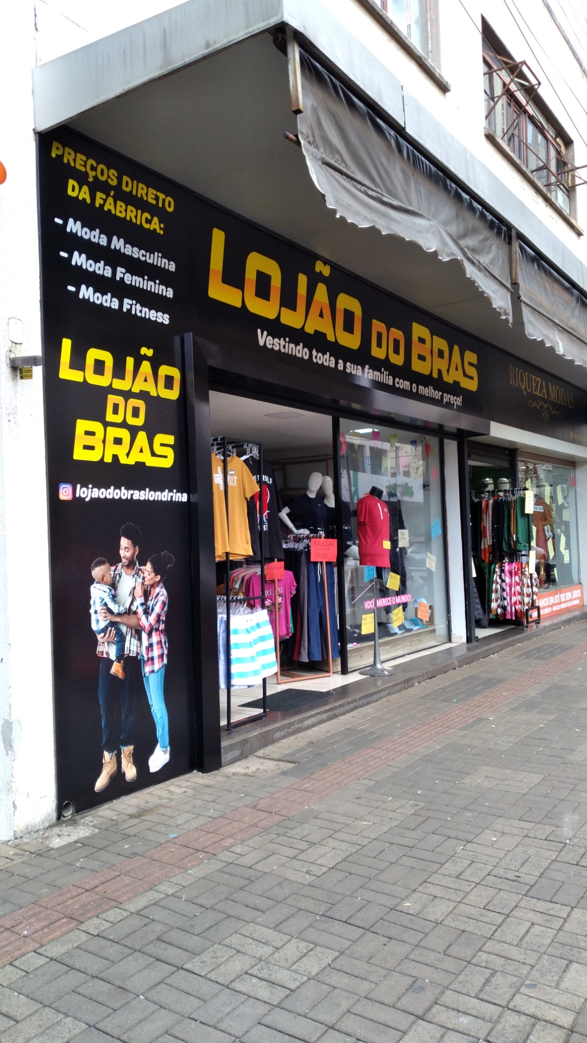 Fachada Lojão do Brás